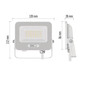 Preview: Emos LED Fluter Glaro 20W neutralweiss 4000K IP65 Weiß Aluminium 12x11cm ZS2224W