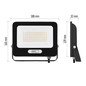 Preview: Emos LED Fluter Glaro 50W neutralweiss 4000K IP65 Schwarz Aluminium 19x16,5cm ZS2244B