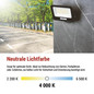 Preview: Emos LED Fluter Glaro 50W neutralweiss 4000K IP65 Schwarz Aluminium 19x16,5cm ZS2244B
