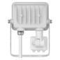 Preview: Emos LED Fluter mit Bewegungsmelder Glaro 10W neutralweiss 4000K IP54 Weiß Aluminium 10,5x13cm ZS2314W