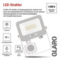 Preview: Emos LED Fluter mit Bewegungsmelder Glaro 20W neutralweiss 4000K IP54 Weiß Aluminium 12x15cm ZS2324W