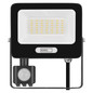Preview: Emos LED Fluter mit Bewegungsmelder Glaro 30W neutralweiss 4000K IP54 Schwarz Aluminium 16x18cm ZS2334B