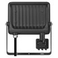 Preview: Emos LED Fluter mit Bewegungsmelder Glaro 30W neutralweiss 4000K IP54 Schwarz Aluminium 16x18cm ZS2334B