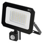 Preview: Emos LED Fluter mit Bewegungsmelder Simpo 50W neutralweiss 4000K IP44 Schwarz Aluminium 18x20cm ZS2343
