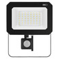 Preview: Emos LED Fluter mit Bewegungsmelder Simpo 50W neutralweiss 4000K IP44 Schwarz Aluminium 18x20cm ZS2343