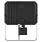 Preview: Emos LED Fluter mit Bewegungsmelder Simpo 50W neutralweiss 4000K IP44 Schwarz Aluminium 18x20cm ZS2343