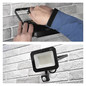 Preview: Emos LED Fluter mit Bewegungsmelder Simpo 50W neutralweiss 4000K IP44 Schwarz Aluminium 18x20cm ZS2343
