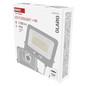 Preview: Emos LED Fluter mit Bewegungsmelder Glaro 50W neutralweiss 4000K IP54 Weiß Aluminium 19x20cm ZS2344W