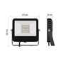 Preview: Emos LED Fluter Aveno 20W neutralweiss 4000K IP66 Schwarz Aluminium 17,5x16,5cm ZS2413