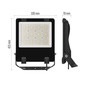 Preview: Emos LED Fluter Aveno 150W einstellbar neutralweiss 4000K IP66 Schwarz Aluminium 29x34,5cm ZS2453
