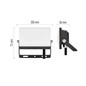 Preview: Emos LED Fluter Tambo Evo 10W neutralweiss 4000K IP65 Schwarz Aluminium ZS2514
