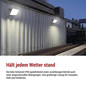 Preview: Emos LED Fluter Tambo Evo 100W neutralweiss 4000K IP65 Schwarz Aluminium 27,5x22cm ZS2554