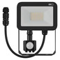 Preview: Emos LED Fluter mit Bewegungsmelder Inovo 20W neutralweiss 4000K IP65 Anthrazit Aluminium ZS2722