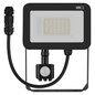 Preview: Emos LED Fluter mit Bewegungsmelder Inovo 30W neutralweiss 4000K IP65 Anthrazit Aluminium 16x11cm ZS2732