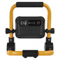Preview: Emos LED Fluter Acco 10W tageslichtweiss 6500K Akku IP54 Gelb Aluminium 21x18cm ZS2812