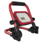 Preview: Emos LED Fluter Acco 20W tageslichtweiss 6500K Akku IP54 Rot Schwarz Aluminium 21x18cm ZS2813
