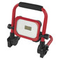 Preview: Emos LED Fluter Acco 20W tageslichtweiss 6500K Akku IP54 Rot Schwarz Aluminium 21x18cm ZS2813