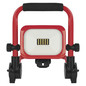 Preview: Emos LED Fluter Acco 20W tageslichtweiss 6500K Akku IP54 Rot Schwarz Aluminium 21x18cm ZS2813