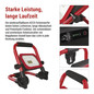 Preview: Emos LED Fluter Acco 20W tageslichtweiss 6500K Akku IP54 Rot Schwarz Aluminium 21x18cm ZS2813