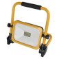 Preview: Emos LED Fluter Acco 20W tageslichtweiss 6500K Akku IP54 Gelb Aluminium 27x22cm ZS2822