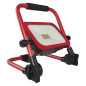 Preview: Emos LED Fluter Acco 35W tageslichtweiss 6500K Akku IP54 Rot Schwarz Aluminium 27x22cm ZS2823