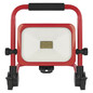 Preview: Emos LED Fluter Acco 35W tageslichtweiss 6500K Akku IP54 Rot Schwarz Aluminium 27x22cm ZS2823