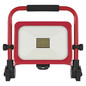Preview: Emos LED Fluter Acco 50W tageslichtweiss 6500K Akku IP54 Rot Schwarz Aluminium 29x22cm ZS2833