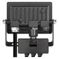 Preview: Emos LED Fluter mit Bewegungsmelder Tambo Evo 10W neutralweiss 4000K IP44 Schwarz Aluminium 10,5x12cm ZS2914
