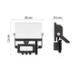 Preview: Emos LED Fluter mit Bewegungsmelder Tambo Evo 10W neutralweiss 4000K IP44 Schwarz Aluminium 10,5x12cm ZS2914
