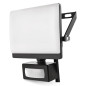 Preview: Emos LED Fluter mit Bewegungsmelder Tambo Evo 20W neutralweiss 4000K IP44 Schwarz Aluminium 13x14cm ZS2924