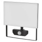 Preview: Emos LED Fluter mit Bewegungsmelder Tambo 50W neutralweiss 4000K IP54 Schwarz Aluminium 21x22cm ZS2942