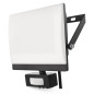 Preview: Emos LED Fluter mit Bewegungsmelder Tambo Evo 50W neutralweiss 4000K IP44 Schwarz Aluminium 19x19cm ZS2944