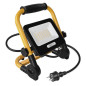Preview: Emos LED Baustrahler Glaro 30W neutralweiss 4000K IP65 Schwarz Gelb Aluminium ZS3213