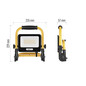 Preview: Emos LED Baustrahler Glaro 30W neutralweiss 4000K IP65 Schwarz Gelb Aluminium ZS3213
