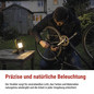 Preview: Emos LED Baustrahler Glaro 30W neutralweiss 4000K IP65 Schwarz Gelb Aluminium ZS3213