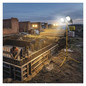 Preview: Emos LED Fluter Set mit Stativ Glaro 2x 100W neutralweiss 4000K IP65 Schwarz Gelb Aluminium 73x63cm ZS3215.2