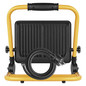 Preview: Emos LED Baustrahler Glaro 100W neutralweiss 4000K IP65 Schwarz Gelb Aluminium ZS3215