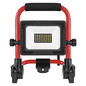 Preview: Emos LED Baustrahler Elion 20W neutralweiss 4000K IP65 Rot Schwarz Aluminium 21x14cm ZS3323