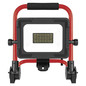 Preview: Emos LED Baustrahler Elion 30W neutralweiss 4000K IP65 Rot Schwarz Aluminium 25x28cm ZS3333