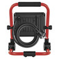Preview: Emos LED Baustrahler Elion 30W neutralweiss 4000K IP65 Rot Schwarz Aluminium 25x28cm ZS3333
