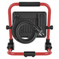 Preview: Emos LED Baustrahler Elion 50W neutralweiss 4000K IP65 Rot Schwarz Aluminium 28x18cm ZS3343