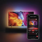 Preview: Emos LED TV-Hintergrundbeleuchtung Ambient RGB für 55 Zoll 24W WiFi Schwarz Weiß ZTV55