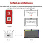 Preview: Emos LED TV-Hintergrundbeleuchtung GoSmart Ambient RGB für 75 Zoll 24W WiFi Schwarz Weiß ZTV75