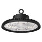 Preview: Emos LED Hallenleuchte Aster 100W neutralweiss 4000K IP65 Schwarz Aluminium Ø26,5cm ZU310.6