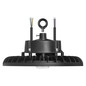 Preview: Emos LED Hallenleuchte Aster 100W neutralweiss 4000K IP65 Schwarz Aluminium Ø26,5cm ZU310.6