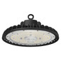 Preview: Emos LED Hallenleuchte Aster 150W neutralweiss 4000K IP65 Schwarz Aluminium Ø30cm ZU315.12