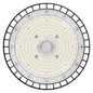 Preview: Emos LED Hallenleuchte Aster 150W neutralweiss 4000K IP65 Schwarz Aluminium Ø30cm ZU315.12