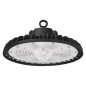 Preview: Emos LED Hallenleuchte Aster 150W neutralweiss 4000K IP65 Schwarz Aluminium Ø30cm ZU315.6