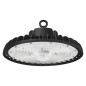 Preview: Emos LED Hallenleuchte Aster 150W neutralweiss 4000K IP65 Schwarz Aluminium Ø30cm ZU315.9