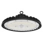 Preview: Emos LED Hallenleuchte Aster 200W neutralweiss 4000K IP65 Schwarz Aluminium Ø34cm ZU320.12